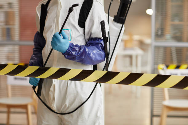 Professional Biohazard Cleanup technician working in Deer Park, WA